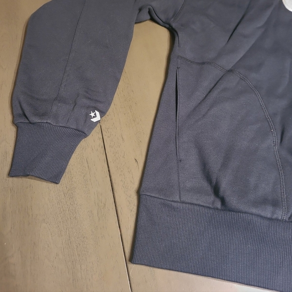 Converse Logo Embroidered Loose Fleece Hoodie size SMALL *NWTS* - Picture 5 of 7